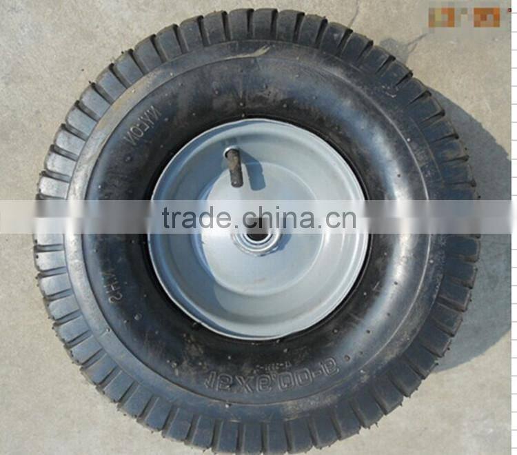 High quality durable heavy duty hand trolley rubber wheel