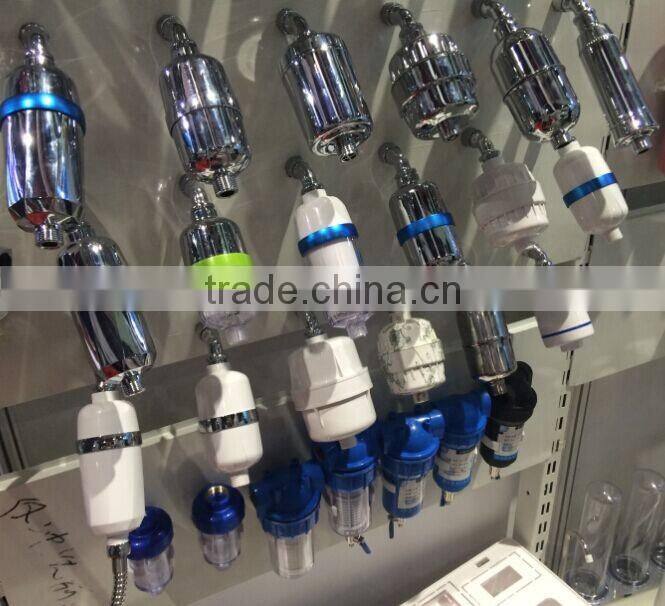 Rotatable Electroplated Activated carbon KDF optional Shower purifier
