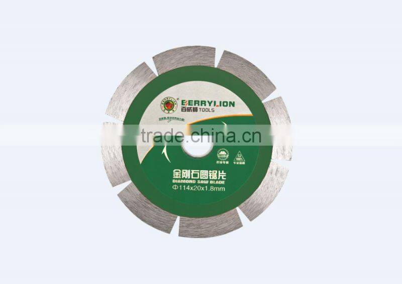 Berrylion Best Price Standard Dry Diamond Saw Blade for Ceramic Cutting