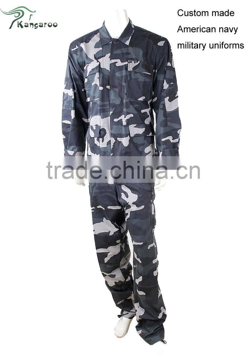 Custom made American navy military uniforms