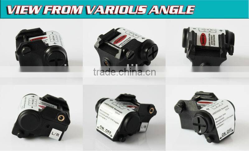 Compact Lightweighted Pistol Red Laser Sight (FDA certified)