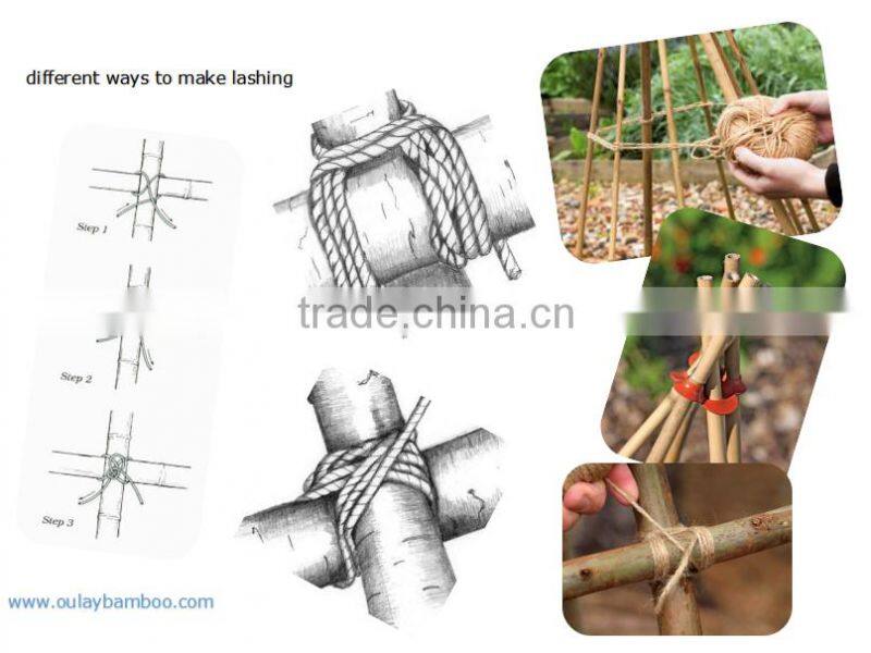 Bamboo Expanding Trellis For Swimming Poor Decoration