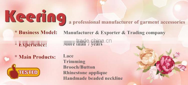 Keering open mold glass pearl crystal rhinestone shank button for wedding invitation