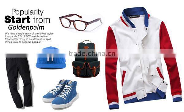 Wholesale Custom Varsity Leather Jacket for Men