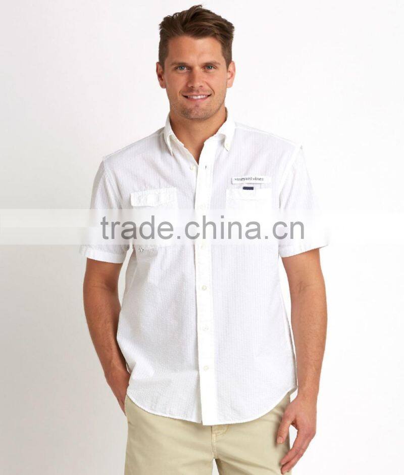 Outdoor hiking shirt UVA UVB protection fishing shirts plaid fish shirt