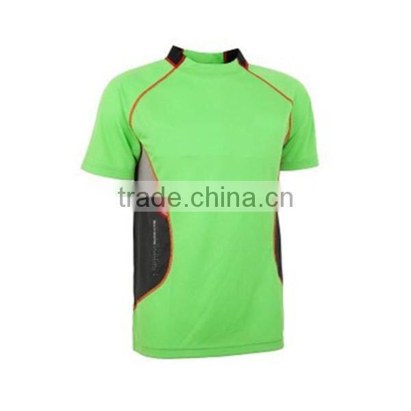 Bulk Wholesale New Model Sports T Shirts With Mesh Fabric Insert