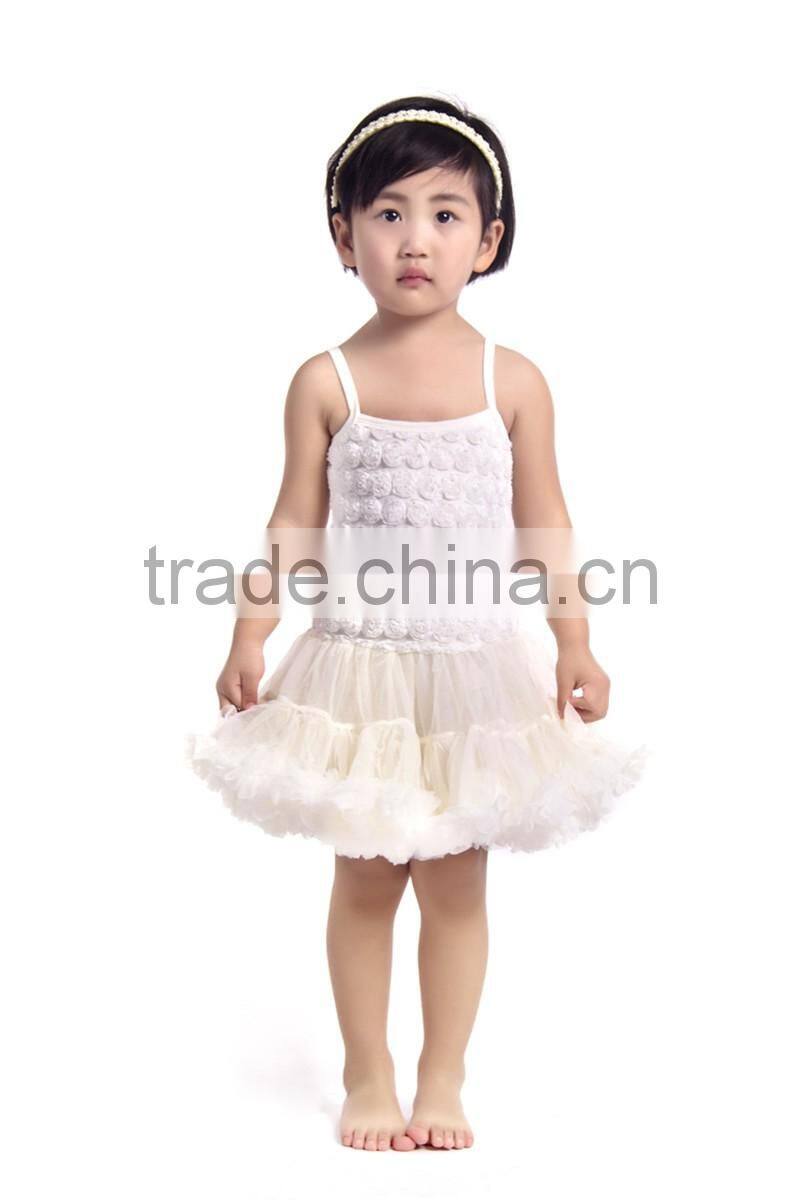 Summer hot sale baby boutique dress fancy baby girl rose party dress children casual dress