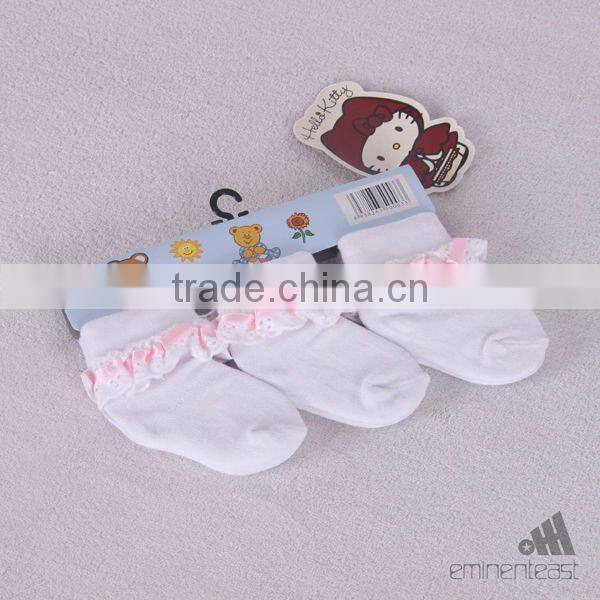 Plain knitted babi sock