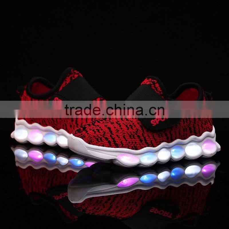 7 color light up flashing led children sneakers wholesale