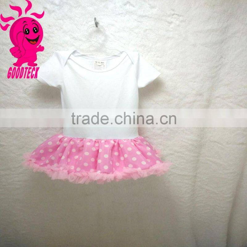 Hot selling girl's tutu dress latest children designs fashion summer baby dress