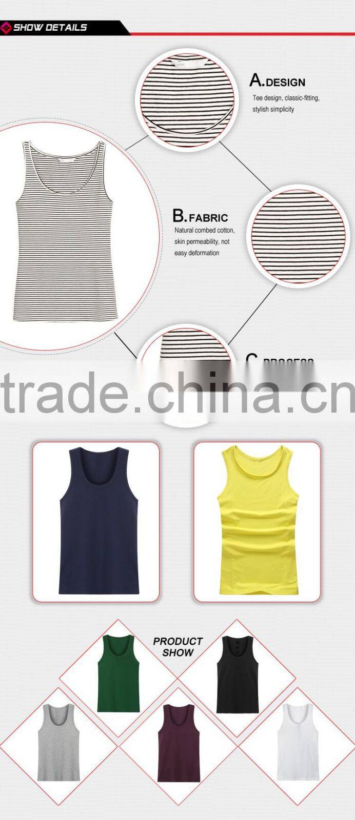 Sexy mens sports wear bulk custom wrestling stringer singlet gym tank top