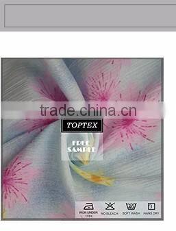cotton plain weave colorful geometric pattern printed fabric
