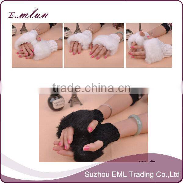 2015 wholesale women acrylic personalized winter gloves