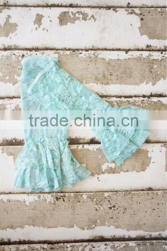 Ruffler Layers Lace Fabric Leg Warmer Leggings Hot Selling Products