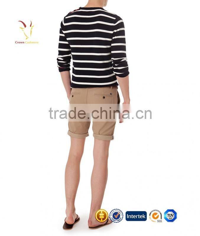New Design Striped Men Cashmere Sweaters Wool Sweater