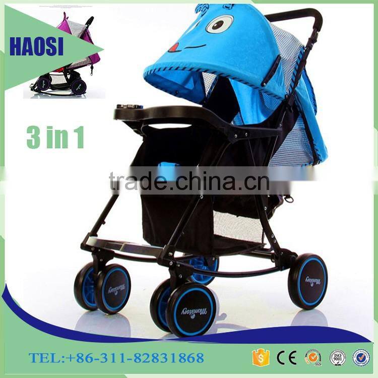 Baby Swing Bed Baby Carriage 3-in-1 Baby Stroller