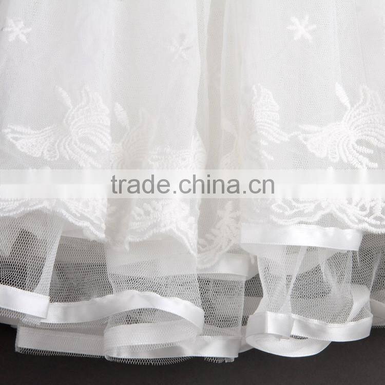 S80094A Girls' skirts the new 2017 joker skirt White bud silk bitter fleabane bitter fleabane skirt