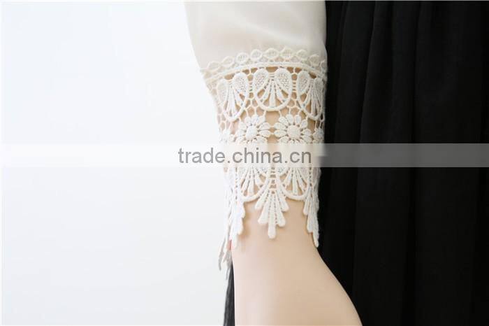 New attractive summer hanging strip chiffon blouse