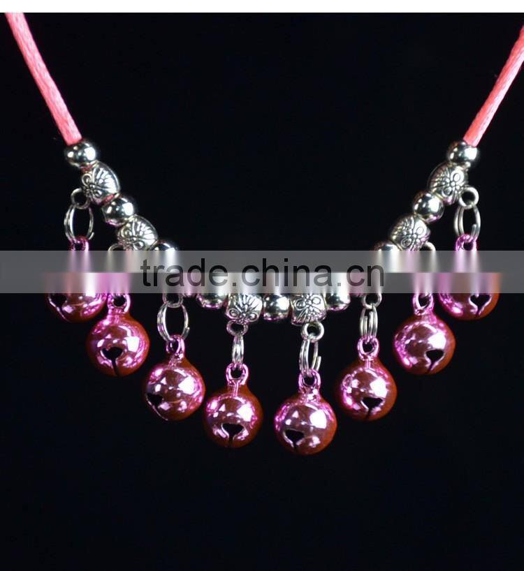 RH1909H 2017 Hot selling Handmade Pet woven collar cat collars with bell