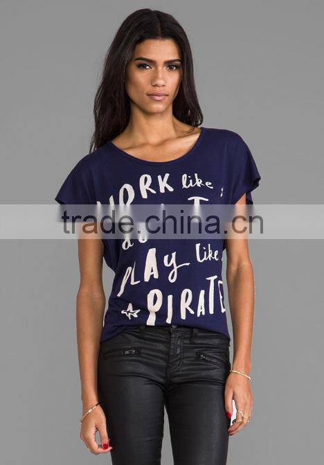 rubber print on t-shirt