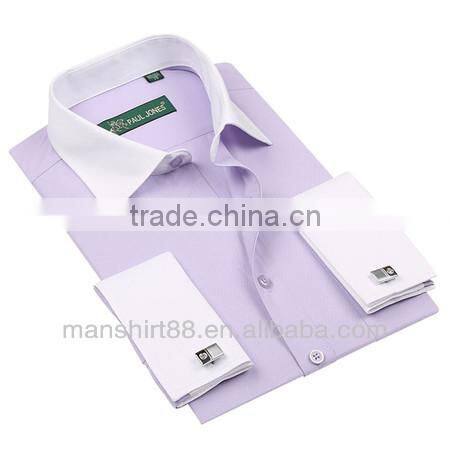 hgih yarn count high density tuxedo shirt for man