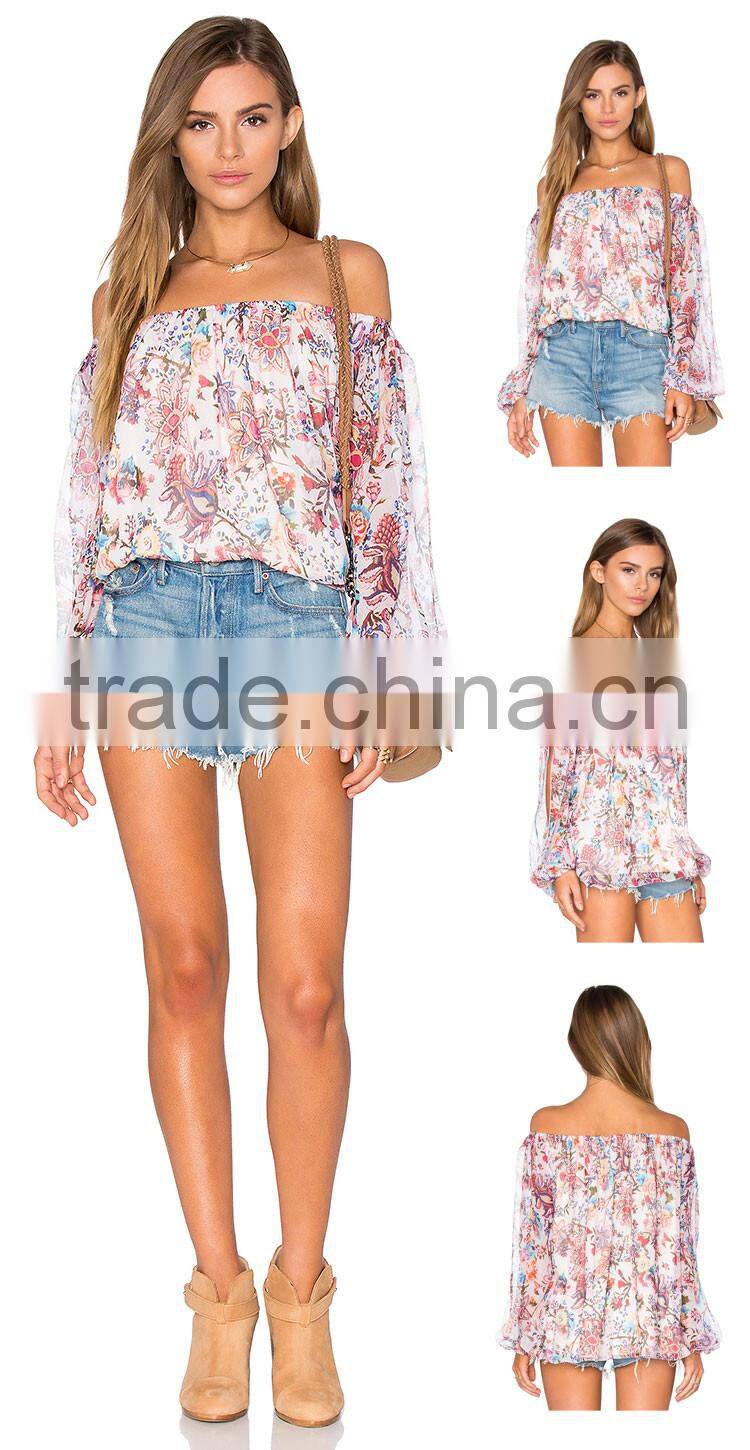 Latest Printed Western Saree Blouse Designs