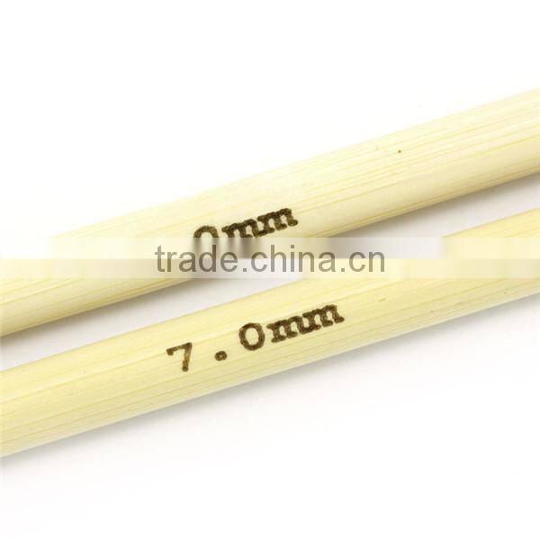 Bamboo Crochet Hooks Needles Natural (US X/ UK 2) 15cm long,5PCs