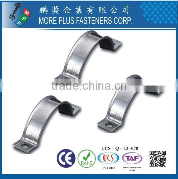Made in Taiwan Stainless Steel High Pressure Hydraulic Hose Clamp Accessories Schlauchklemmen Hose Clamp