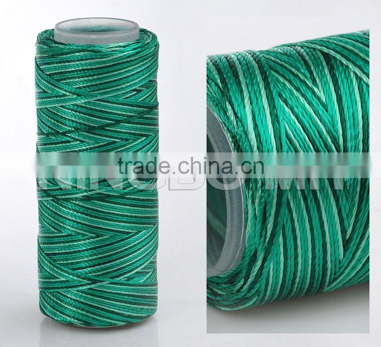 Polyester variegated machine embroidery thread