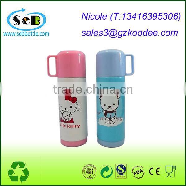 Double Wall Stainless Steel Travel Thermos, Vacuum Insulated, Copper Lined