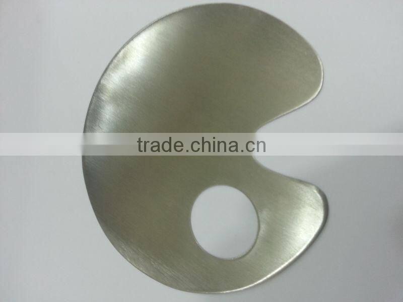 Stainless Steel Mixing Palette with hole Cosmetic Makeup Palette