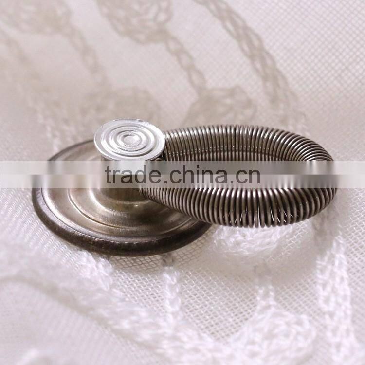6 Pack Spring Button Extender on Jeans Pants/Waistband/Collar/Trousers/Shirt Elastic Sretch Button Expander 2017