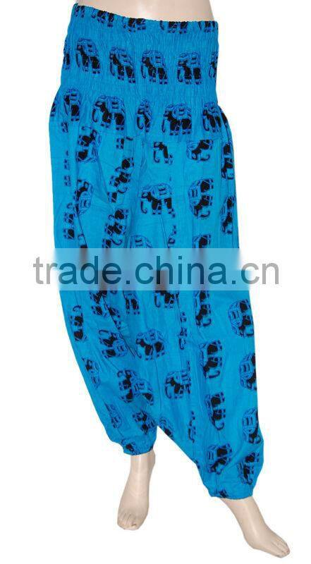 Jaipuri Bandhej Wholesale Harem Pant Deachwear Trousers For Women Trousers