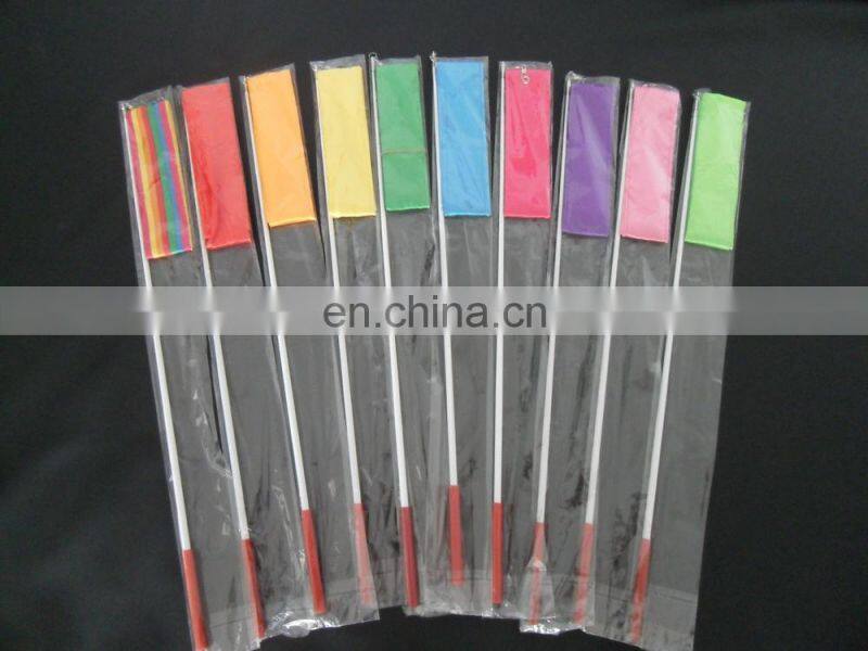 Colorful rhythmic gymnastic ribbons,playing ribbons for kids