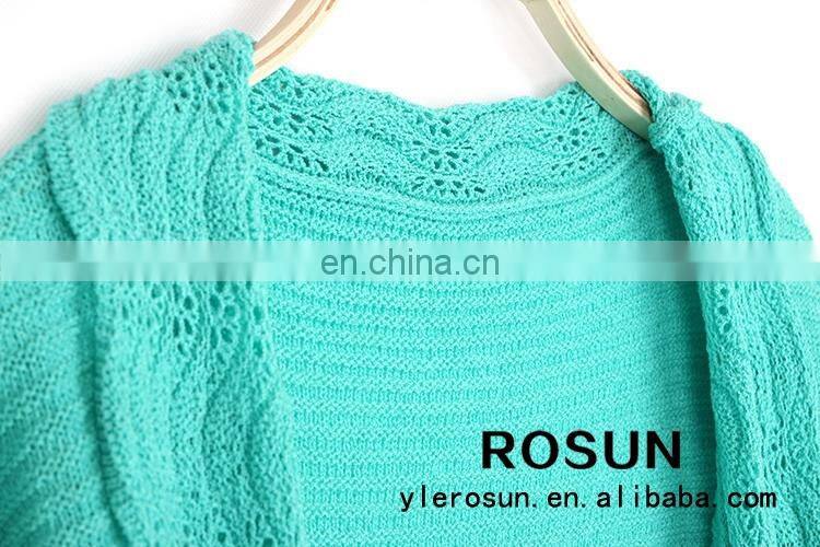 New design lace knitting pattern shawl decoration women spring cardigan sweater women sweaters 2015