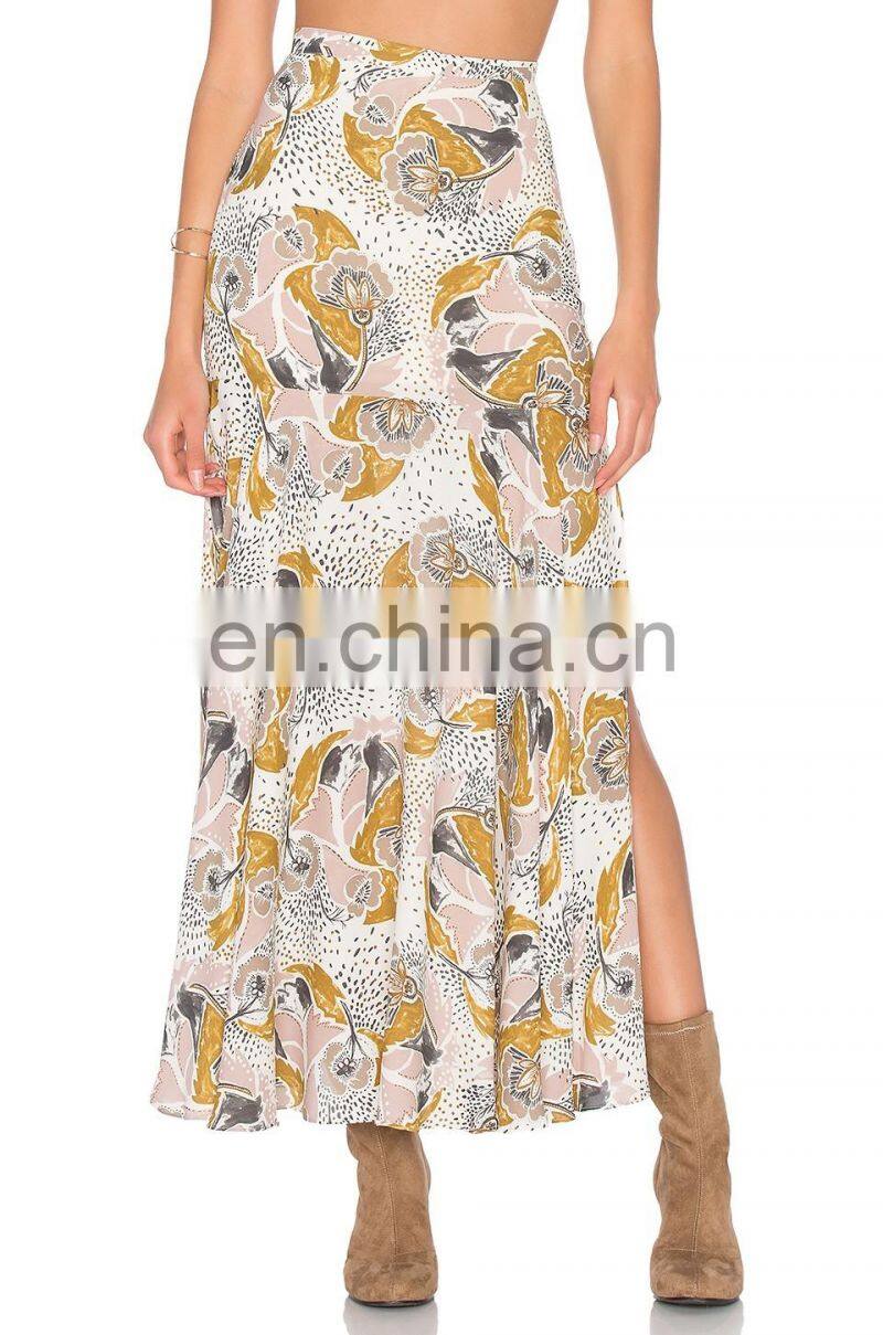 Sexy latest model skirt with side long split