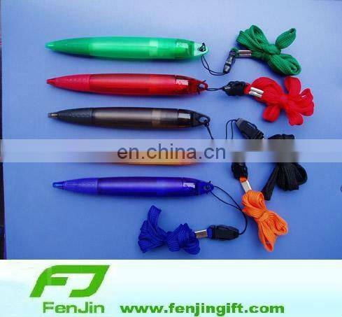 Fashionable bone shape ballpoint pens with string