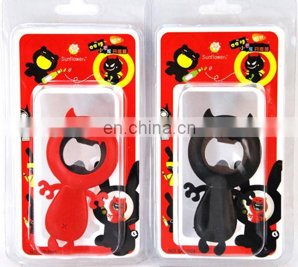 Cartoon deisgn Silicone frame Buy bulk metal bottle openers hot sales in 2014