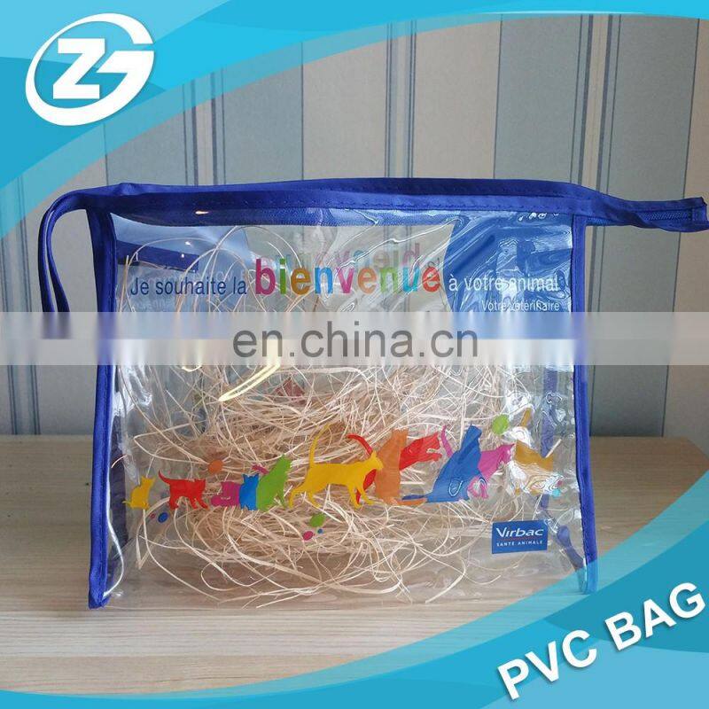 Transparent Customized Print Cosmetic Bag with Logo
