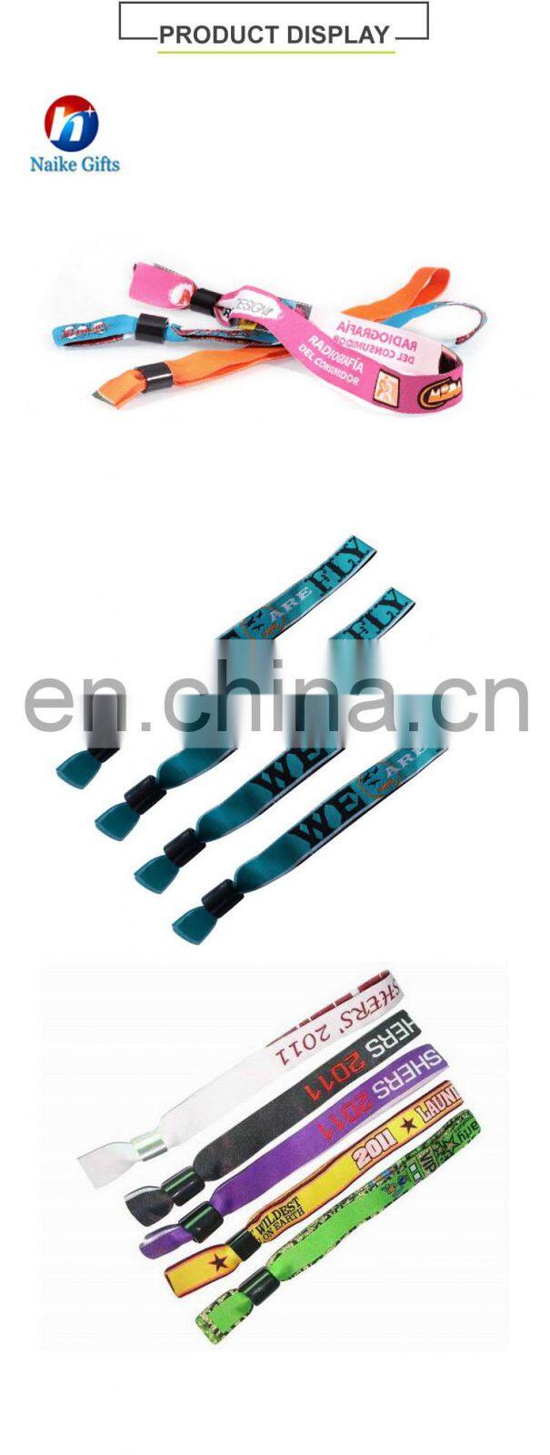 Cheap Custom Woven Wristbands no minimum