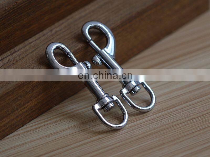 2017 fashion high quality zinc alloy metal snap hooks backpack metal swivel hook