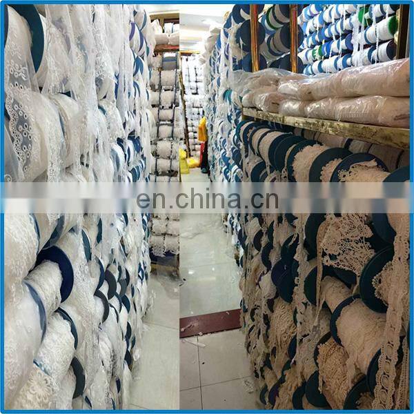 2016 classic arovane winnower popular desgn embroidery lace fabric milk poly