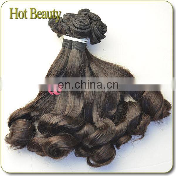 Natural Color 7A Spring Curl Virgin Funmi Hair Bouncy Curl