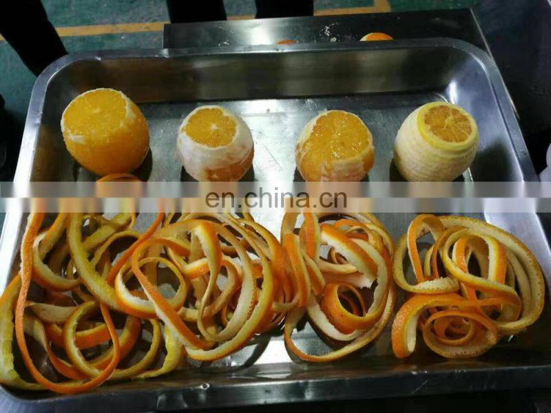 Fruit Peeling Machine for Lemon/ Orange/Melon, Auto Fruit Peeler and Cutter on Sale