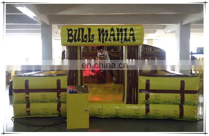 Crazy Outdoor Playground Rodeo Bull Sport Game Inflatable Mechanical Bull Riding For Sale