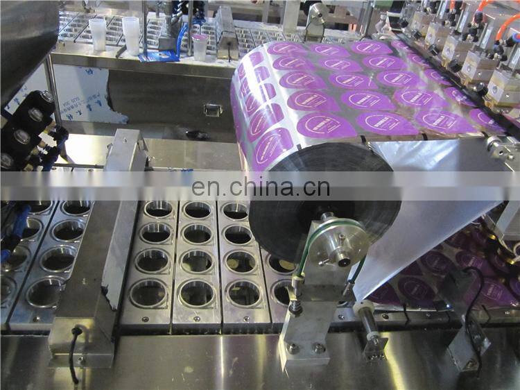 automatic plastic cup filing and sealing machine good price