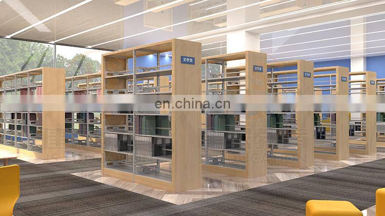 Commercial metal locker slot angle iron shelf angle school library book shelving