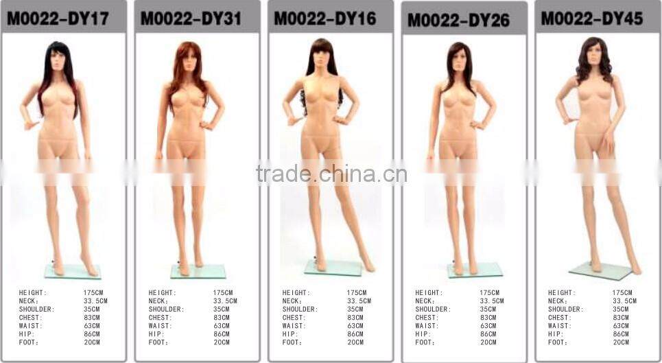 wholesale cheap female mannequin full body plastic women mannequin M0022-DY17