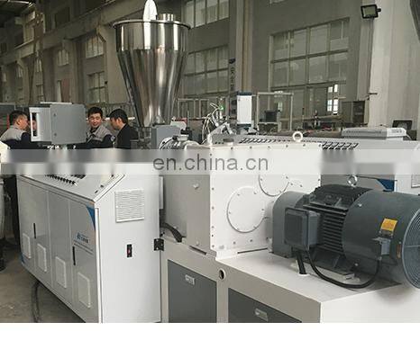 16 - 40mm china pvc cpvc upvc hdpe pe plastic water hydraulic double pipe making machine price for sale