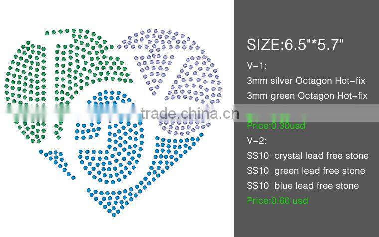 1103 Free sample! flat back hot fix rhinestone transfer,wedding dress rhinestone transfer, fashion dress rhinestone transfer